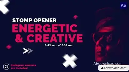 Energetic And Creative | Stomp Opener Openers template preview