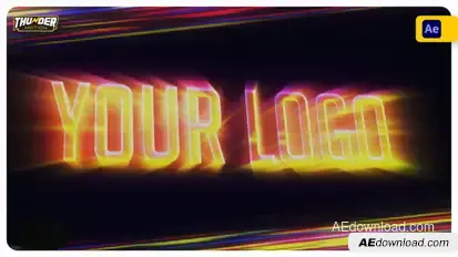 Energetic Colorful  Logo Reveal Logo Stings template preview