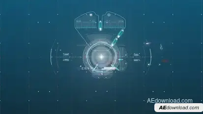 Energetic Lighting glitch logo reveal Logo Stings template preview