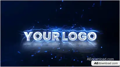 Energetic Logo Reveal Logo Stings template preview