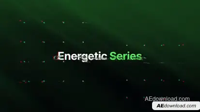 Energetic Series | Video Opener Video Displays template preview