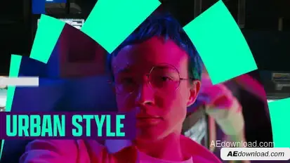 Energetic Slideshow Openers template preview