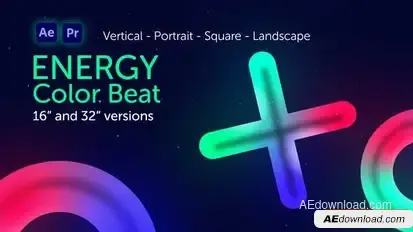Energy Color Beat Openers template preview