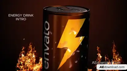 Energy Drink Intro | After Effects Template Product Promo template preview