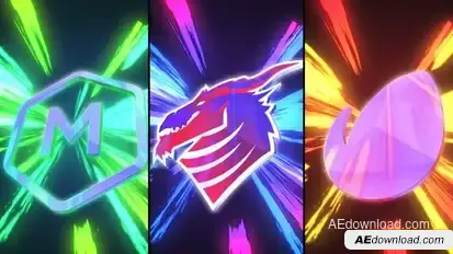 Energy Fire Logo Logo Stings template preview