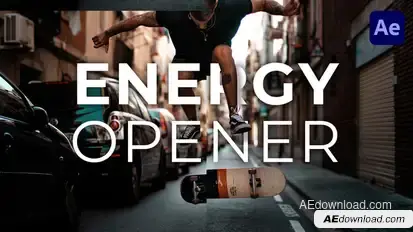 Clean & Energy Intro Openers template preview
