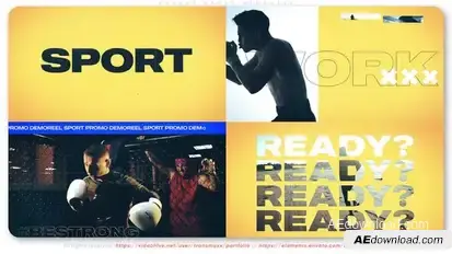 Energy Sport Demoreel Openers template preview