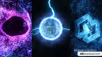 Energy Vortex Logo Reveal Logo Stings template preview