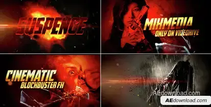 Epic Action Promo Video Displays template preview