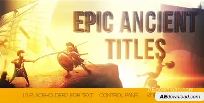 Epic Ancient Titles Titles template preview