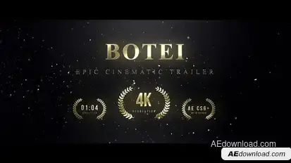 Epic Cinematic Trailer Titles template preview