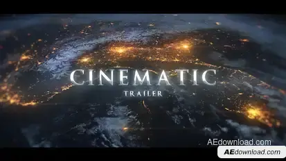 Epic Cinematic Trailer - Earth Titles template preview