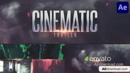 Epic Cinematic Trailer for After Effects Openers template preview