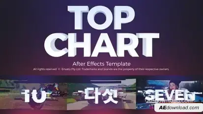 Epic Countdown - Glitch Countdown Openers template preview