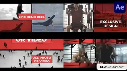 Epic Demo Reel for After Effects Openers template preview