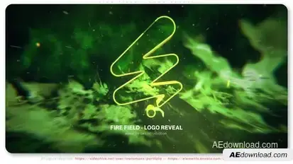 Epic Fire Battlefield Logo Reveal  | After Effects Template Openers template preview