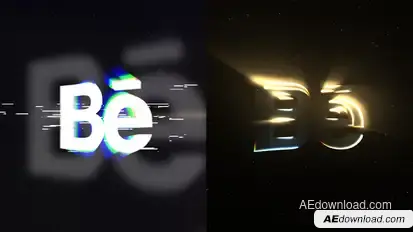 Epic Glitch Logo Intro Logo Stings template preview