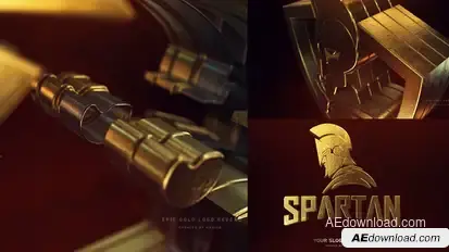 Epic Gold Logo Reveal Logo Stings template preview