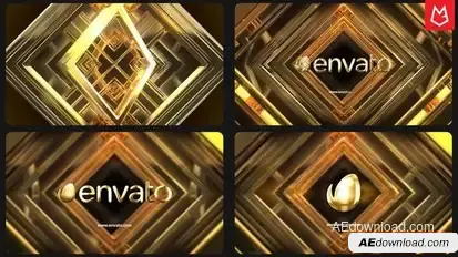 Epic Gold Logo Reveal Logo Stings template preview