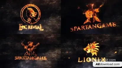 Epic Legendary Logo Reveals Logo Stings template preview