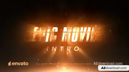 Epic Movie Intro Logo Stings template preview