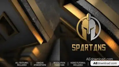 Epic Power And Elegant Gold Logo Reveal Openers template preview