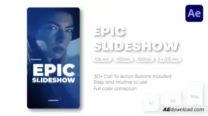 Epic Slideshow - Instagram Reels, TikTok Post, Short Stories Product Promo template preview