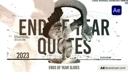 Epic Smoke Slides: Goodbye Old Year Openers template preview