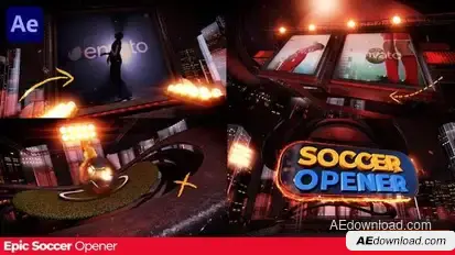 Epic Soccer Opener Openers template preview