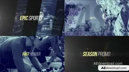 Epic Sports Video Displays template preview