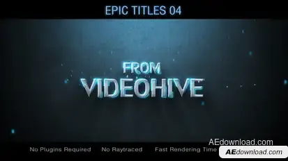 Epic Titles 04 Titles template preview