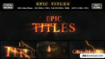 Epic Titles Titles template preview