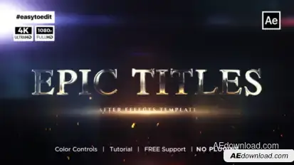 Epic Titles Titles template preview