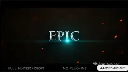 Epic Titles Trailer Titles template preview