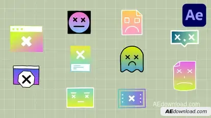 Error Icon | After Effects Elements template preview