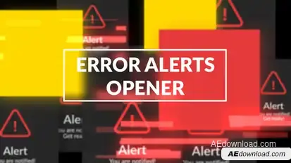 Error Messages Glitch Opener Openers template preview