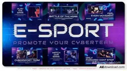 eSport Promo Openers template preview