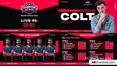 ESports Broadcast Package broadcast-packages template preview