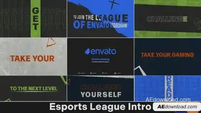Esports League Intro Openers template preview