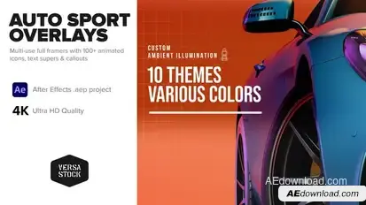 Essential Technology Review Text Supers with Icons Video Displays template preview