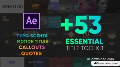 Essential Titles Toolkit Titles template preview