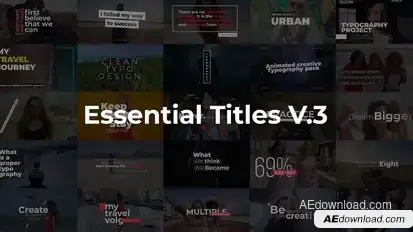 Essential Titles V.3 Titles template preview