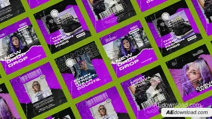 Etsoy Streetwear Instagram Posts Product Promo template preview