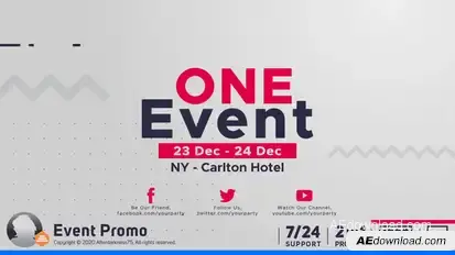 Event Openers template preview