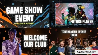 Event Club Gaming Slideshow Openers template preview