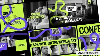 Event Conference Promo After Effect Template Product Promo template preview