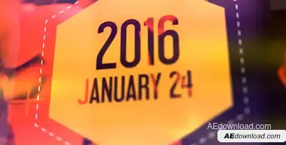 Event Opener Video Displays template preview