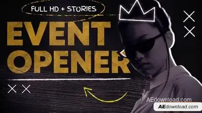 Event Opener Openers template preview