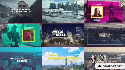 Event Opener Vibrant Openers template preview