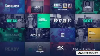 Business Event Promo Openers template preview
